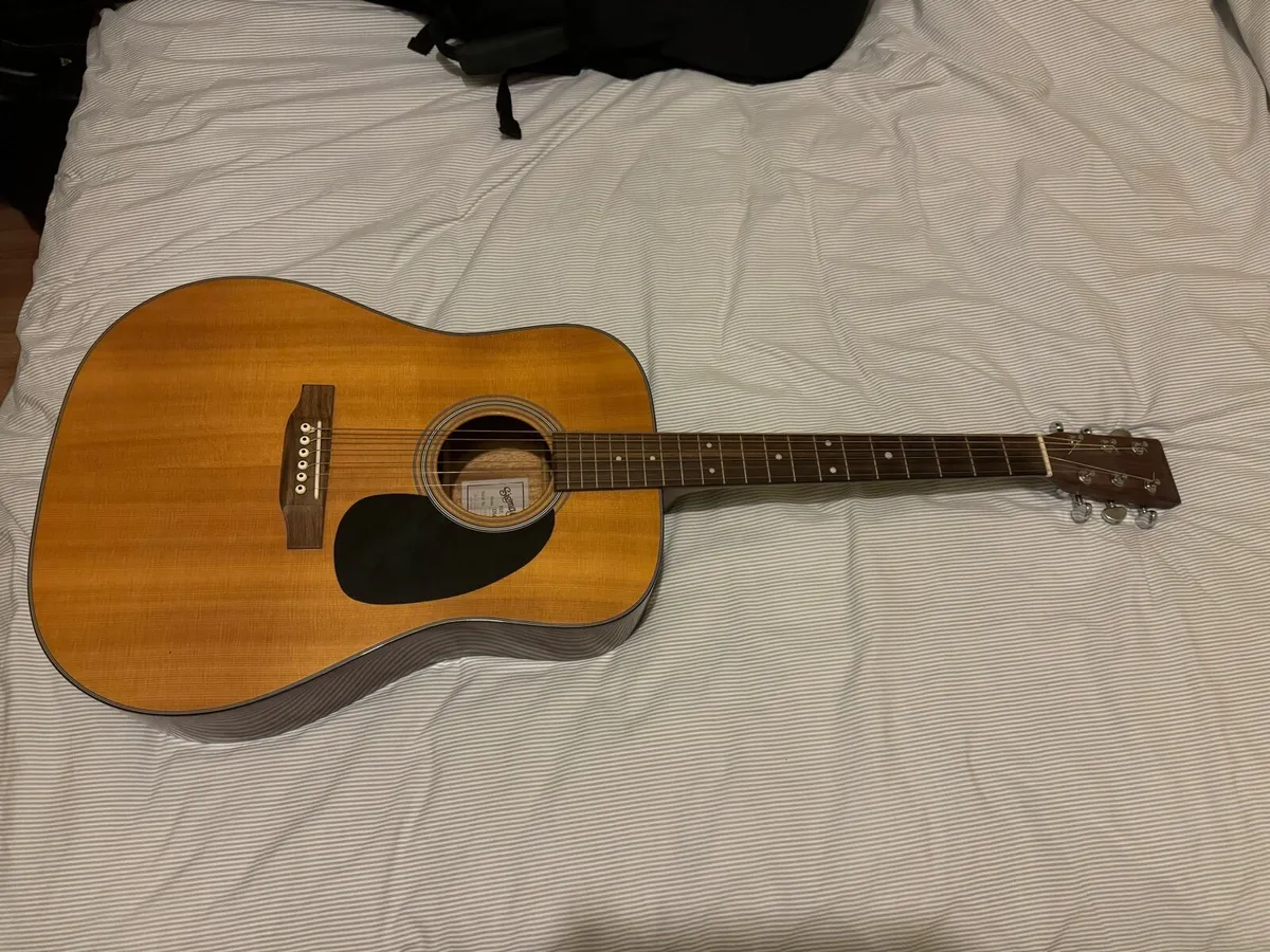 Sigma DM-18 Acoustic Guitar with Soft Case - Image 1