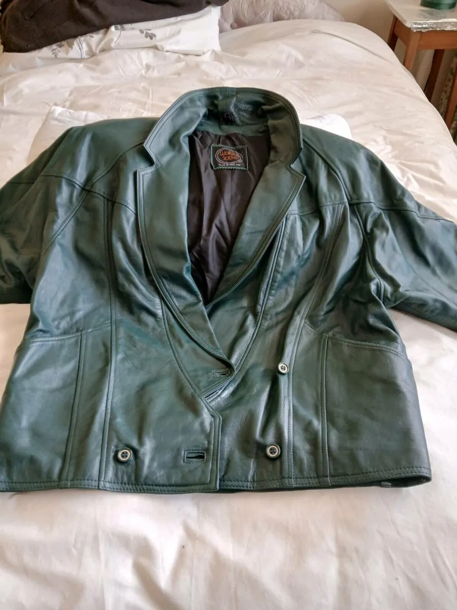 Wallace Sacks genuine leather suit. - Image 2