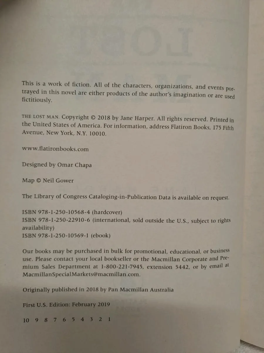 The Lost Man book - Image 4