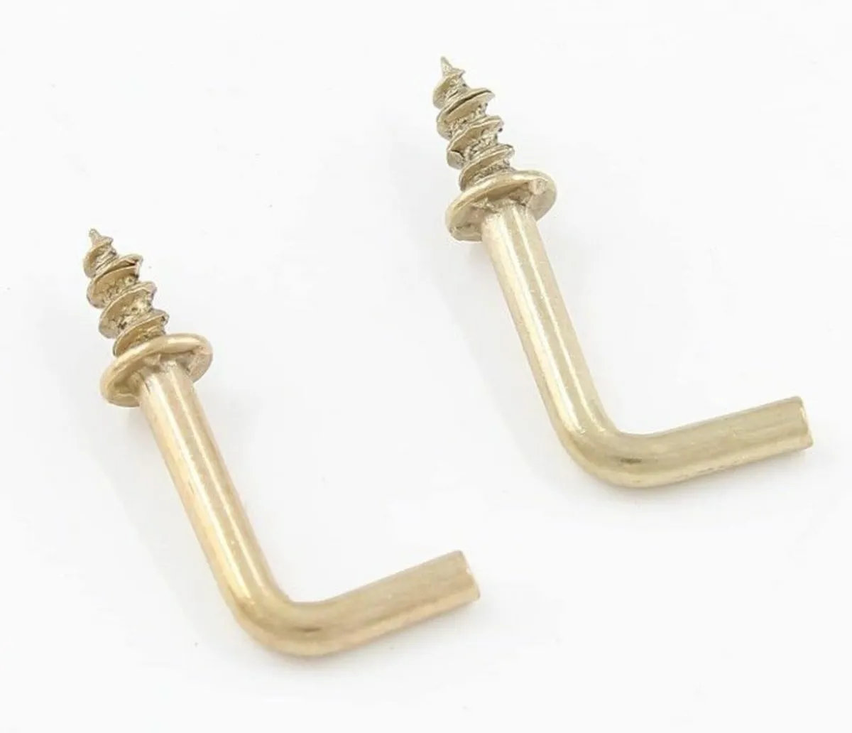 Brass Small L Square Hooks - Image 2