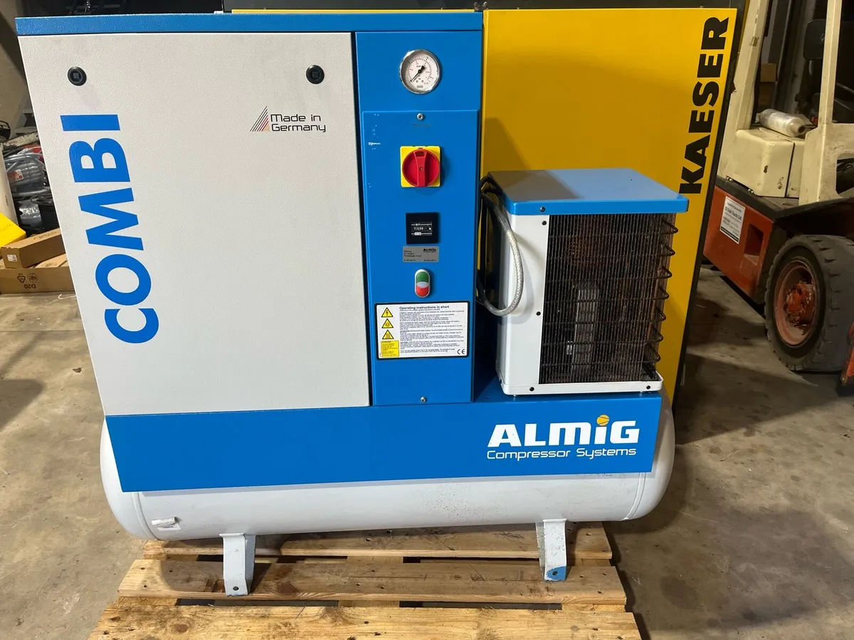 Almig Air Compressor C/w dryer & tank - Image 1