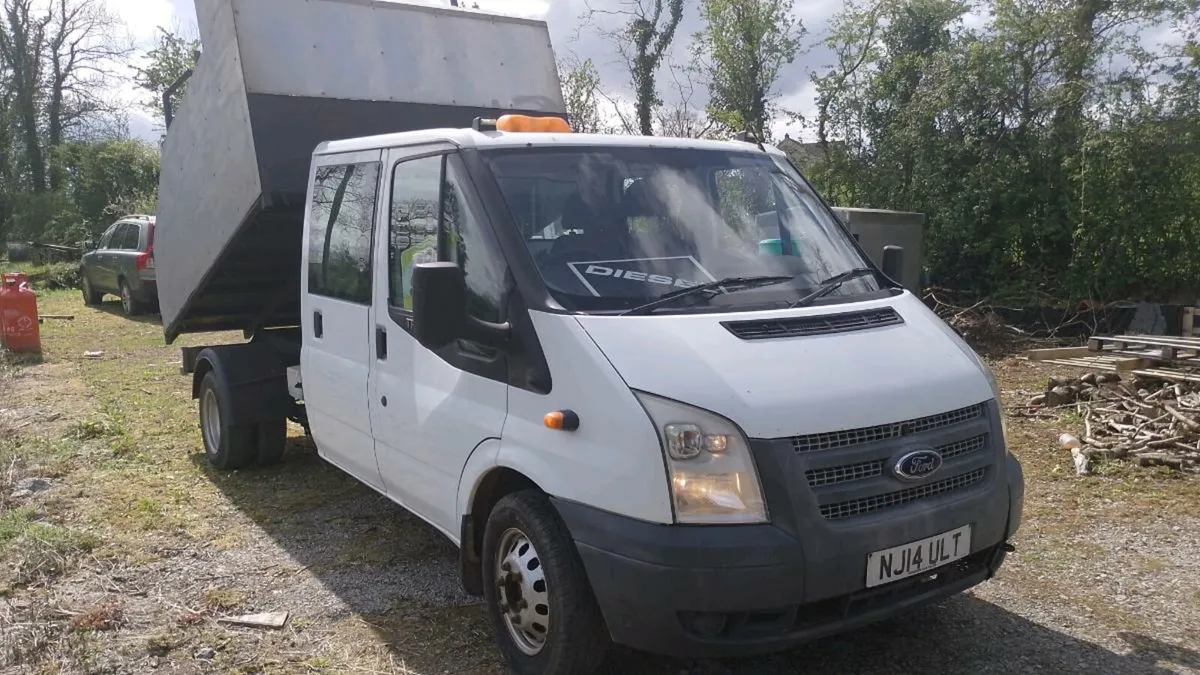2014 ford transit tipper crew cab - Image 2