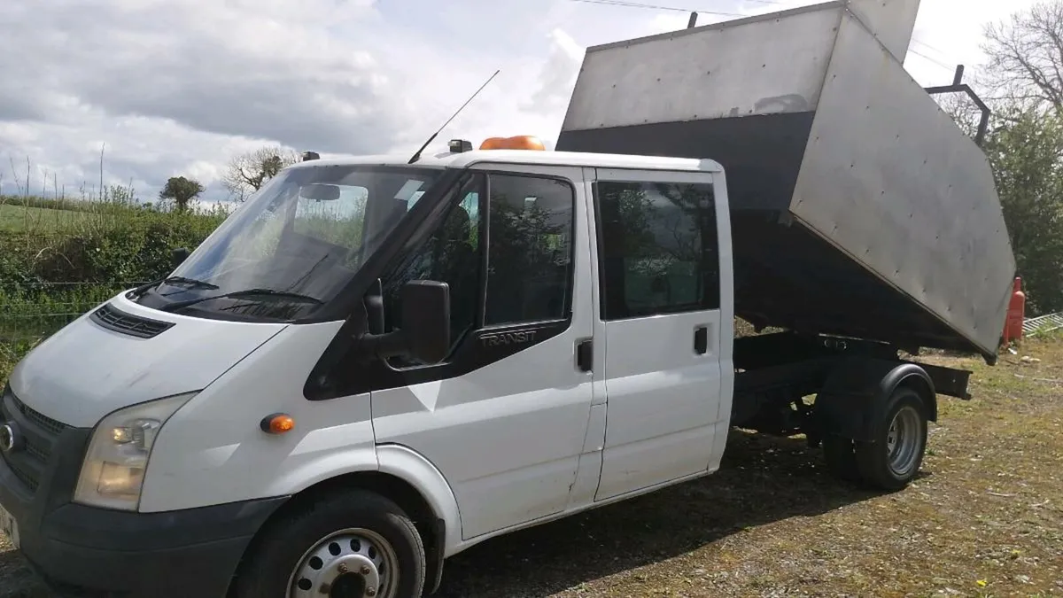 2014 ford transit tipper crew cab - Image 3