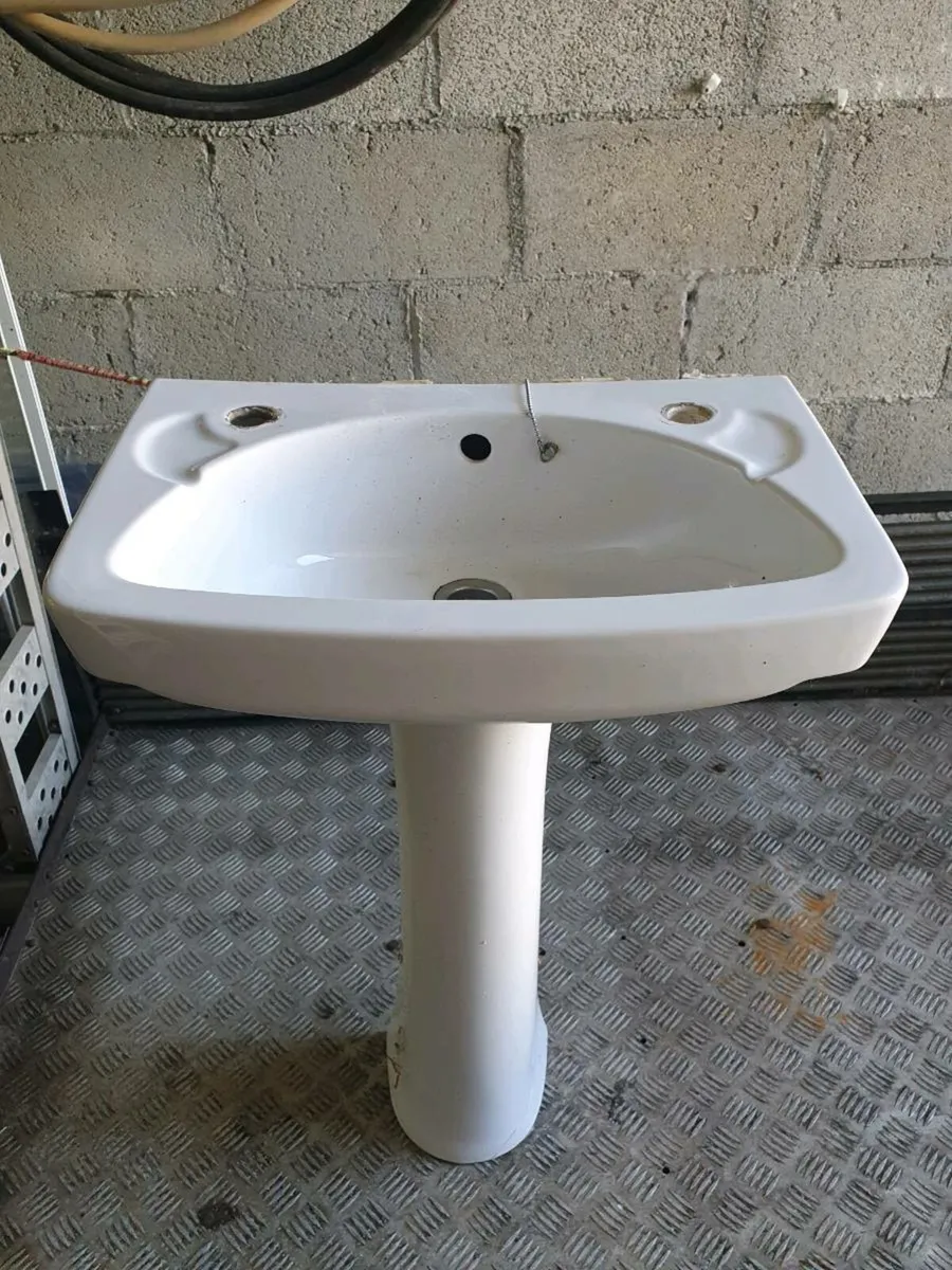 Pedestal basins, wastes, and tap - Image 3