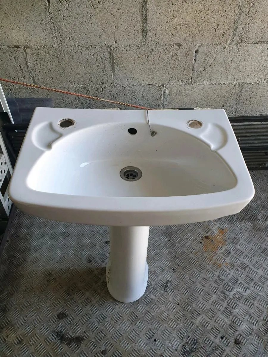 Pedestal basins, wastes, and tap - Image 4