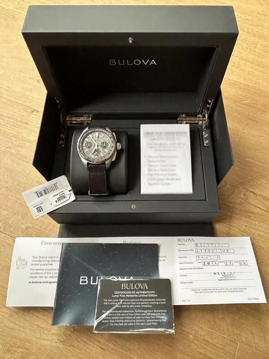 Bulova Lunar Pilot Meteorite Limited Edition Watch - Image 1