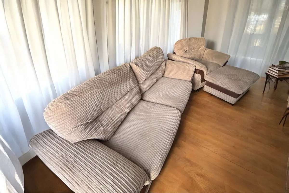 Beuge 2 seater sofa + matching armchair - Image 3