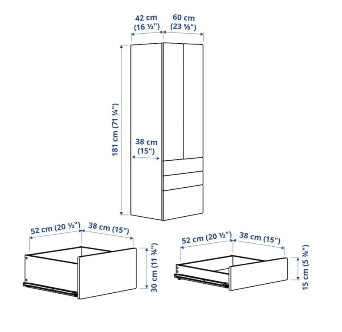ikea Smastad Kids Wardrobe - Image 3