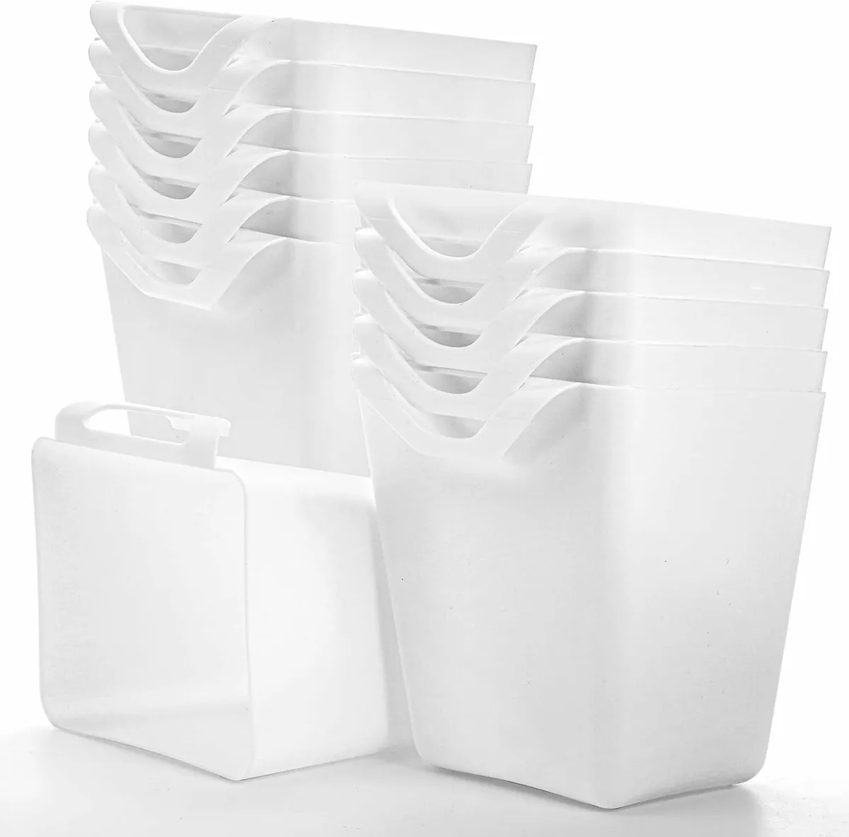 12 Pack Hanging Cup Holder Cart  11.6x9.4x12.7cm - Image 1