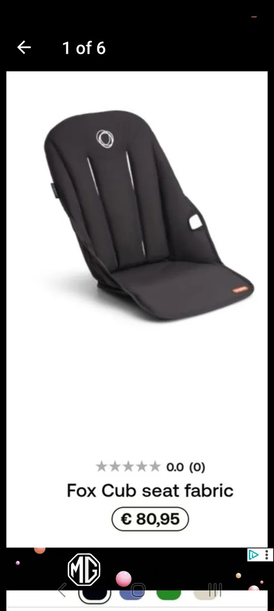 Bugaboo fox buggy seat NEW - Image 1