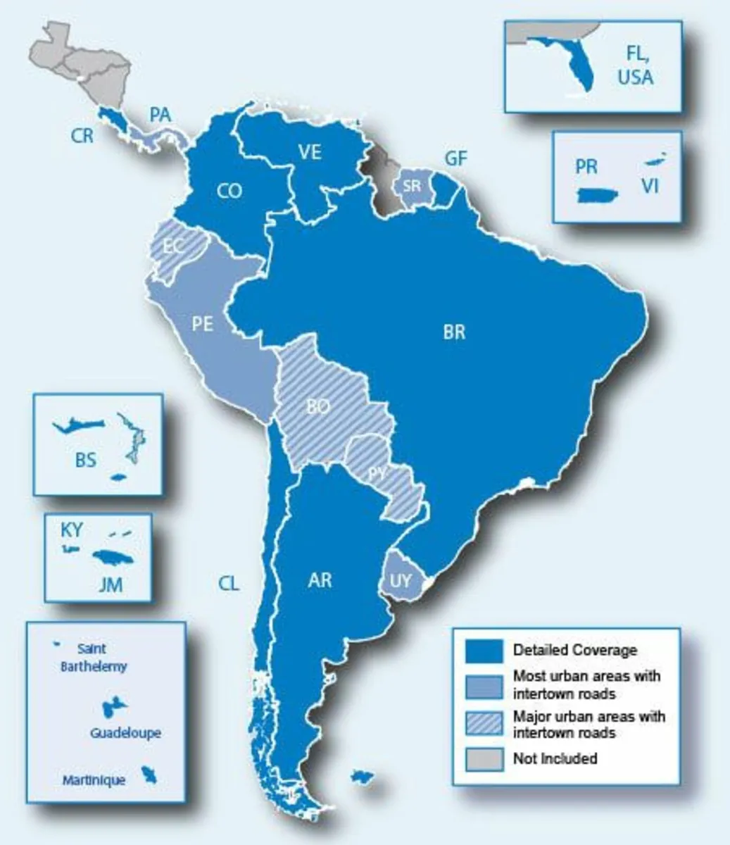 Garmin sat nav with Latest Europe + South America - Image 3