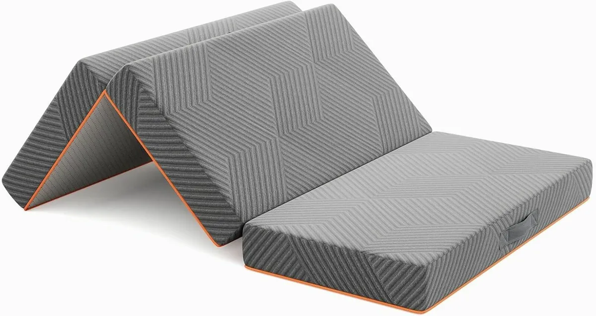 Folding Mattress Single Size 90x190cm Memory Foam - Image 2