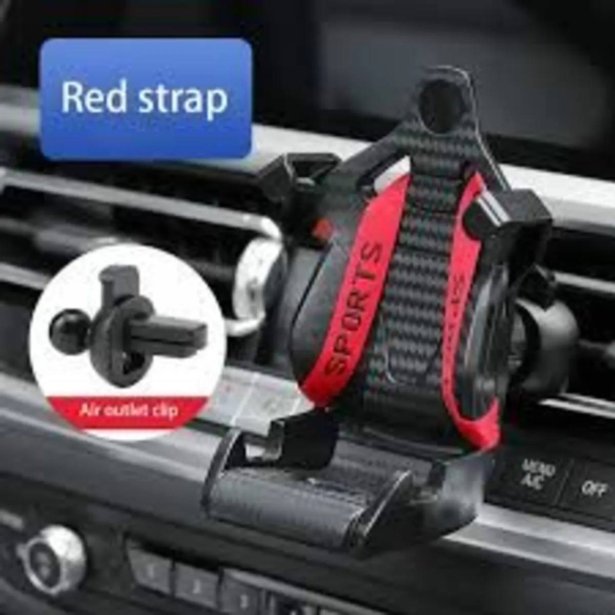 Carbon Fiber Pattern Racing Seat Shaped Car Phone