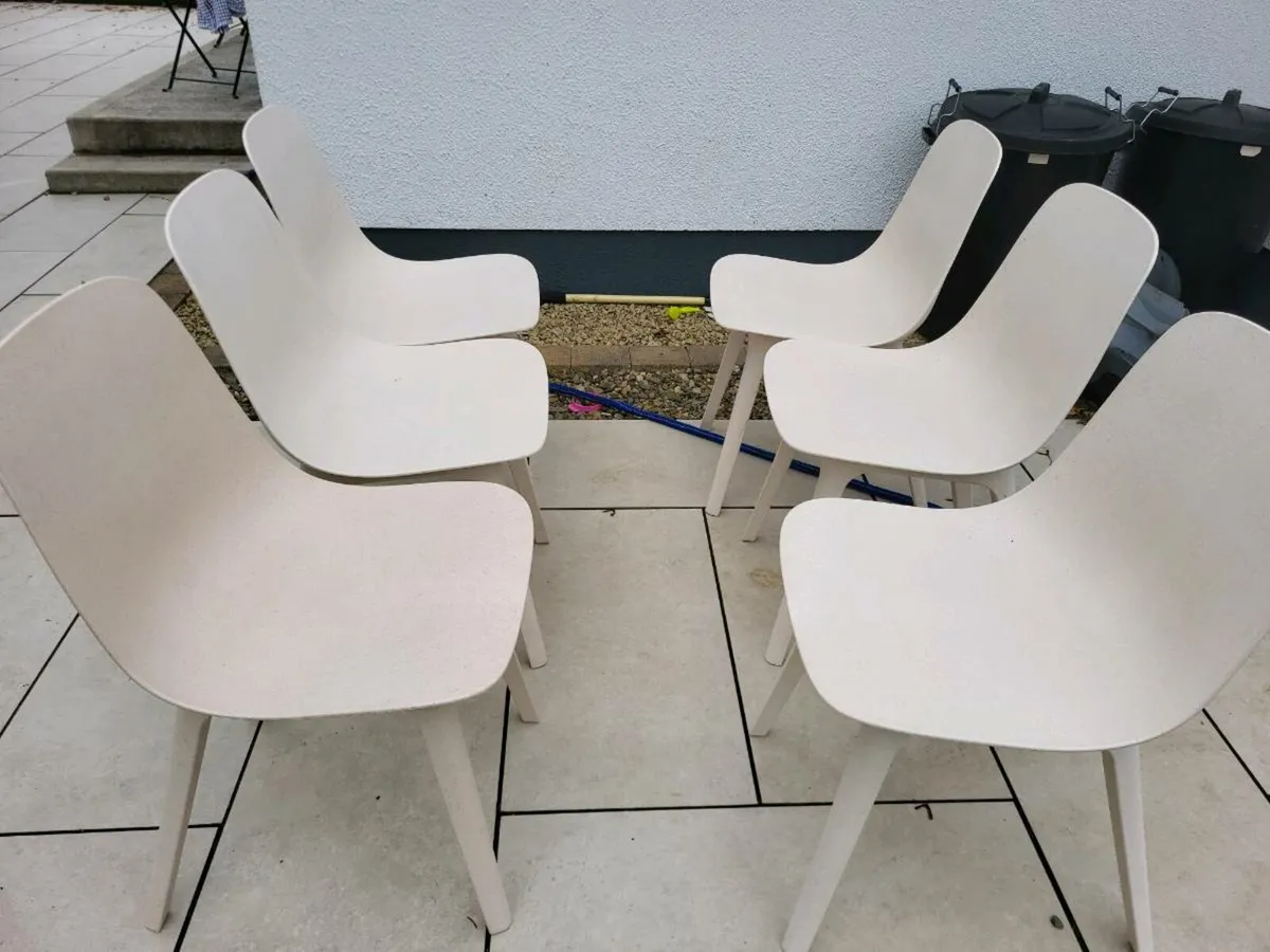 6 IKEA Odger kitchen chairs - Image 2