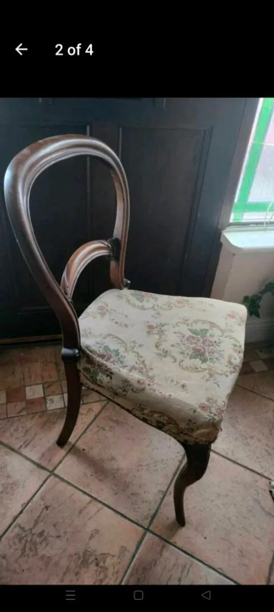 Lovely Victorian Spoon back chair. Good solid chai - Image 2