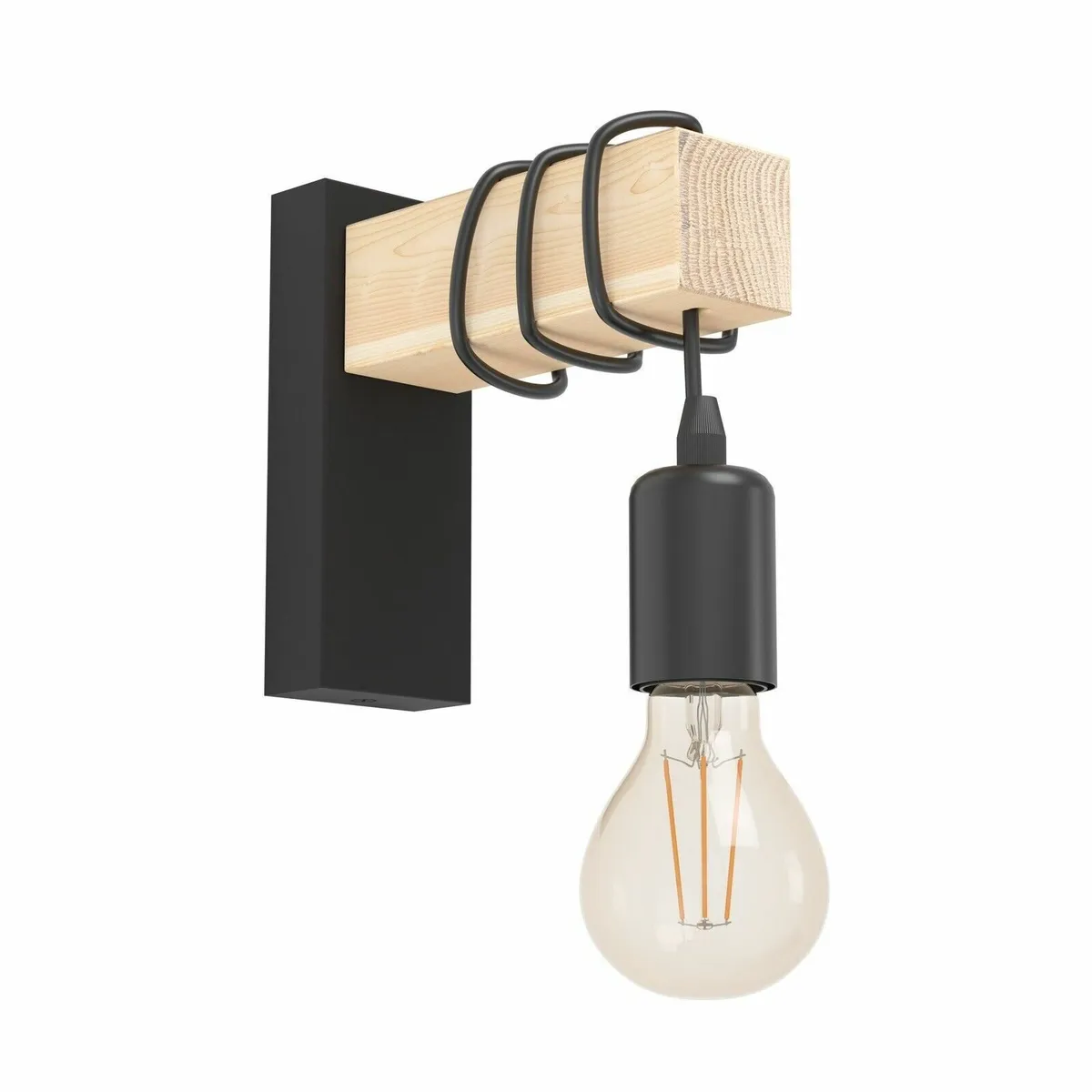 Eglo 32917 Townshend 1 Light Wall Light In Brown A - Image 2