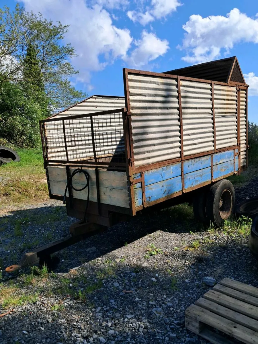 Silage Trailer And JF Single Chop Harvester - Image 1