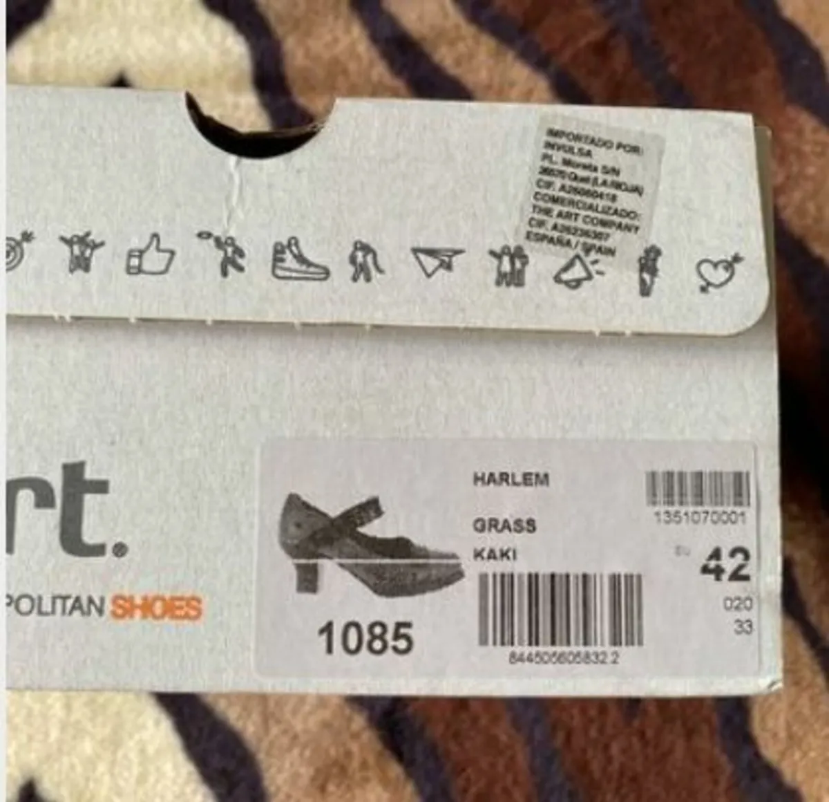 Art leather shoes 8uk /42eu new in box - Image 4
