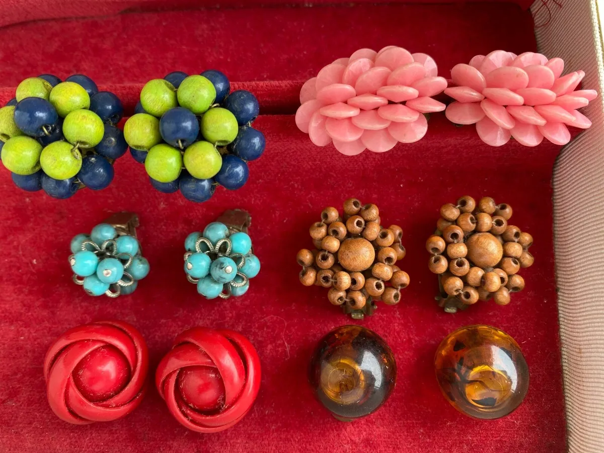 Earrings - vintage - Image 4