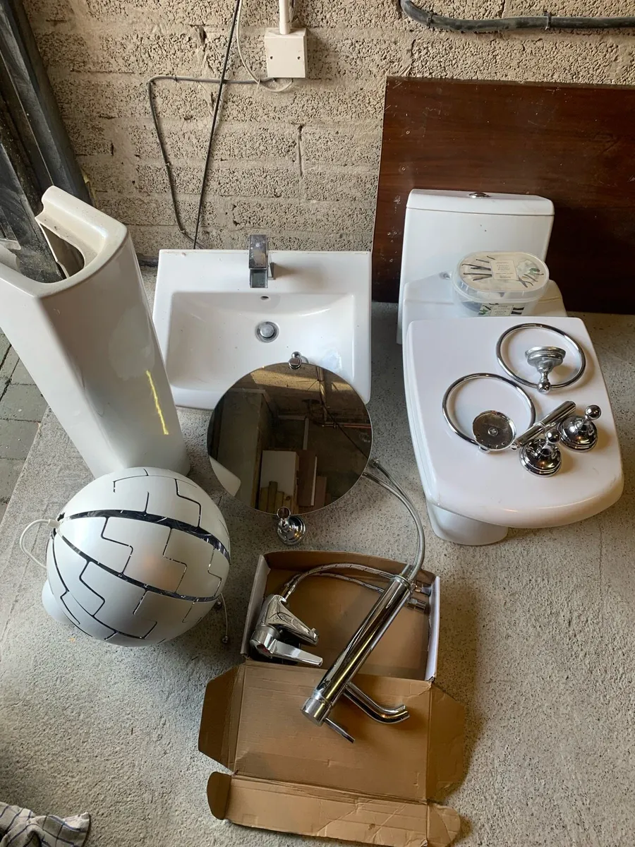 WC Hand Basin Taps Bathroom Fittings Job Lot - Image 1