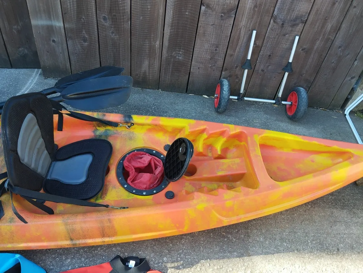 2 x two person sit-on kayaks - Image 4