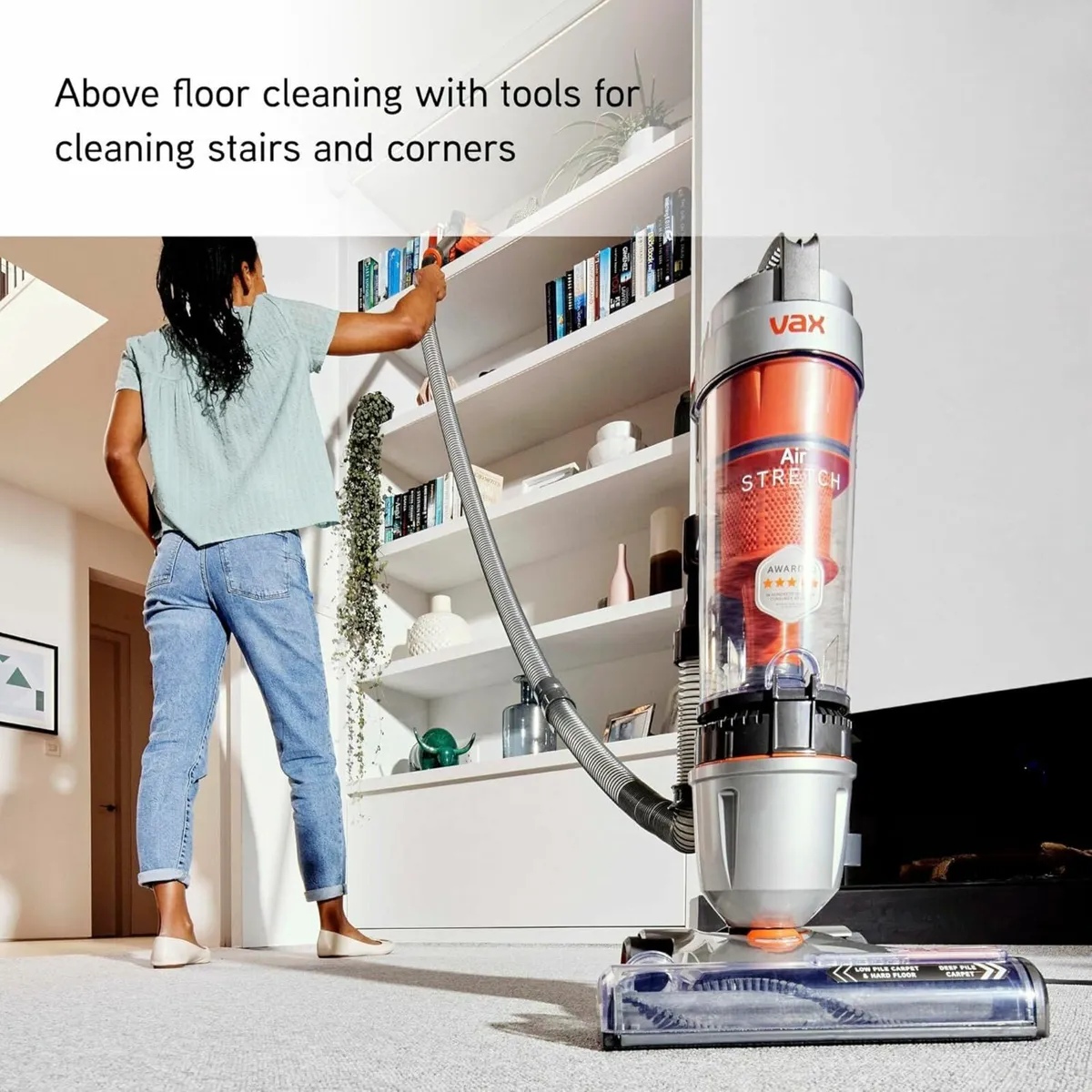 Air Stretch Upright Vacuum CleanerOver 17m Reach - Image 2