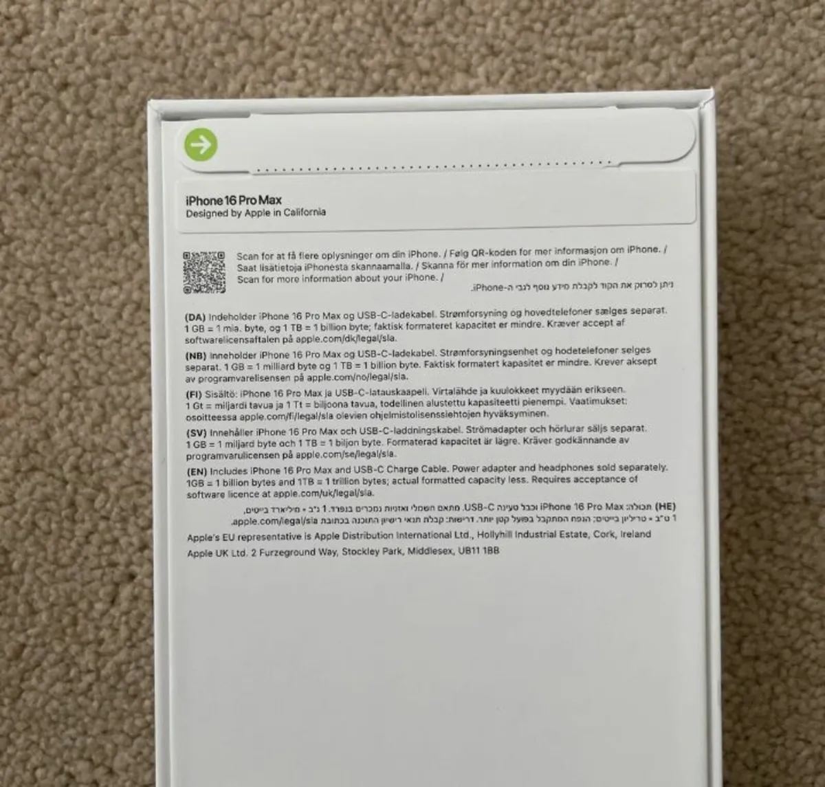 iPhone 16 pro max sealed - Image 2