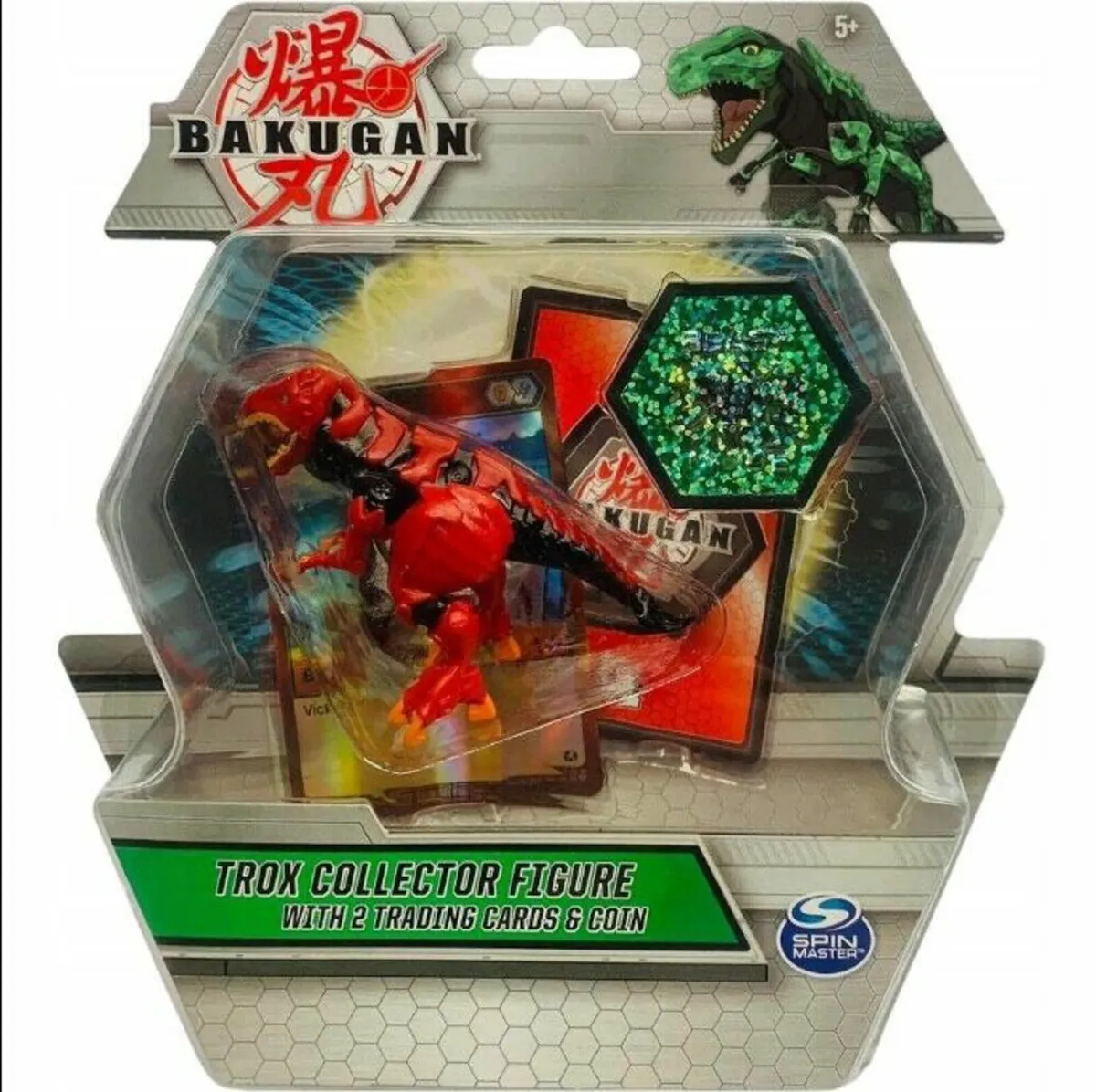 Bakugan Trox (Red) Collector Action Figure With 2 - Image 3