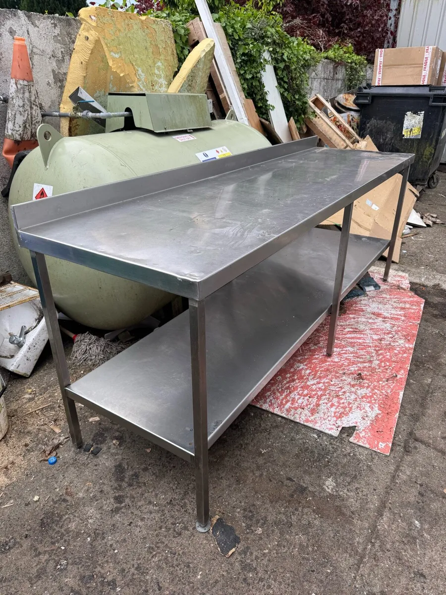 Stainless steel table - Image 1