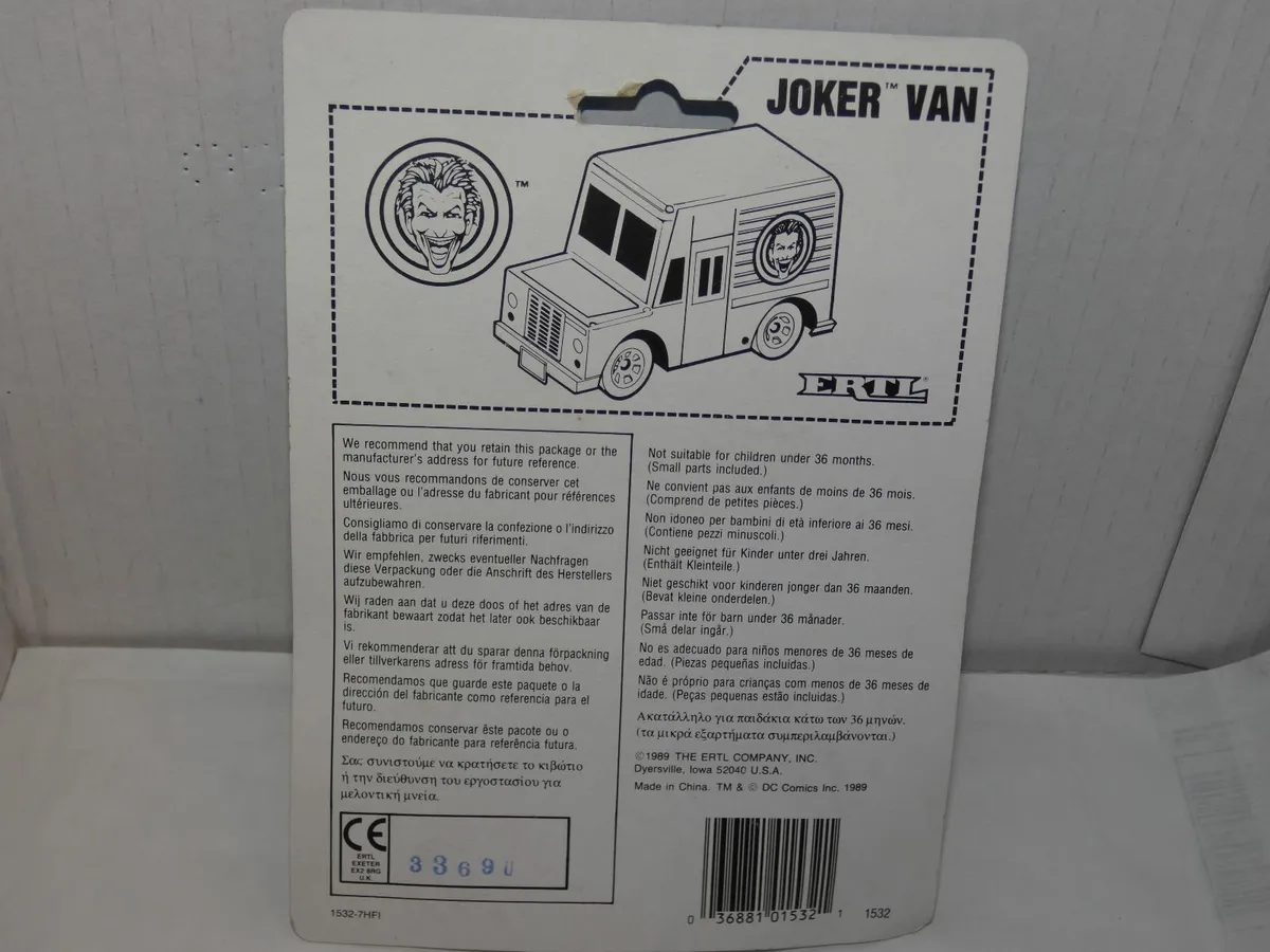 BATMAN JOKER VAN ERTL 1989 - Image 4