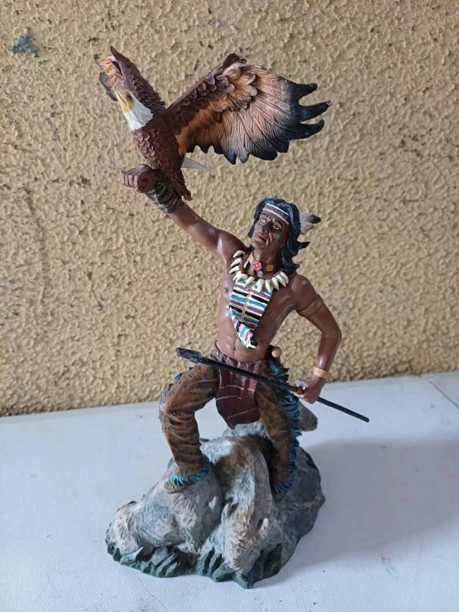 Vintage Native American Figure - Image 1
