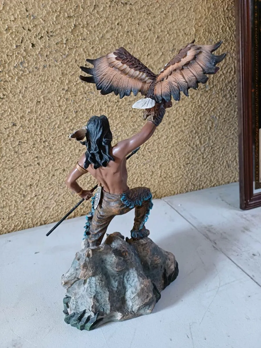 Vintage Native American Figure - Image 2