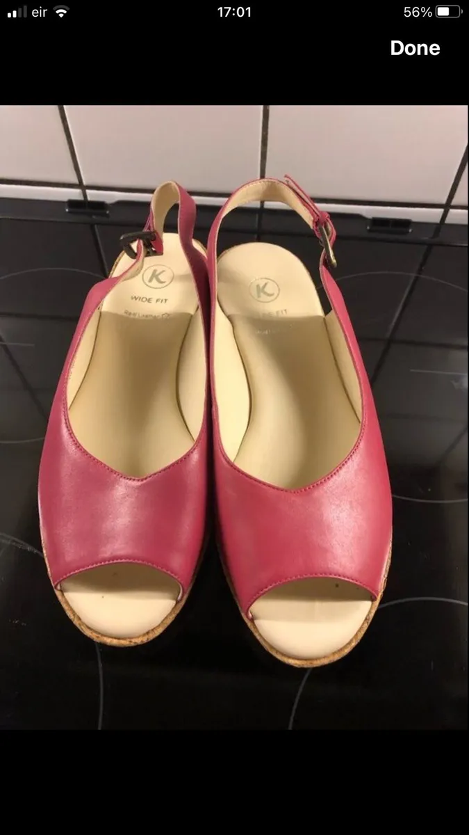 Ladies new wedge sandals size 5.5 €25 - Image 1