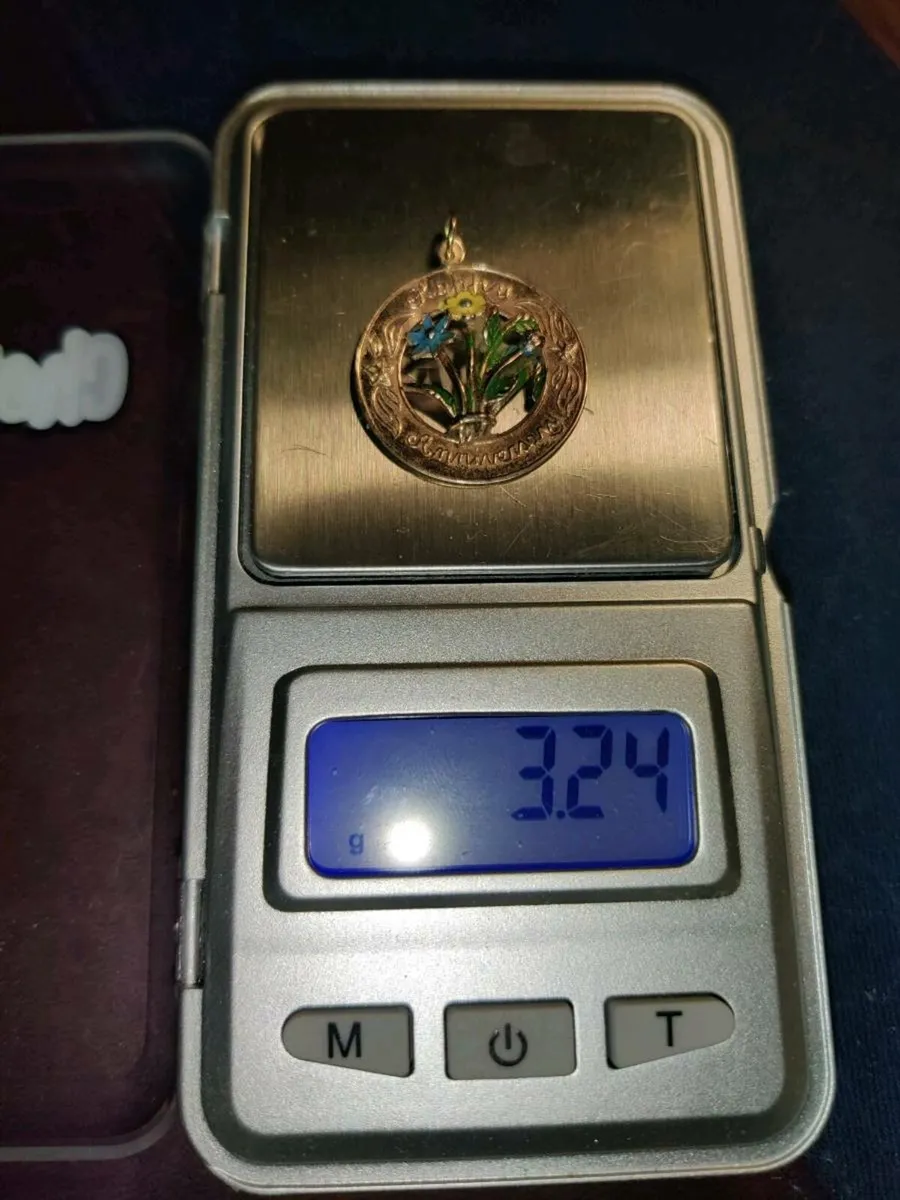 HAPPY ANNIVERSARY, 9CT SOLID Gold Pendant ! - Image 2