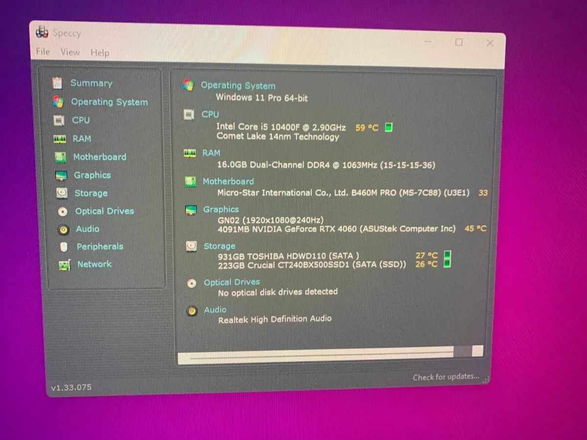 Gaming PC - 4060 8GB, 10400F, 16gb RAM - Image 3