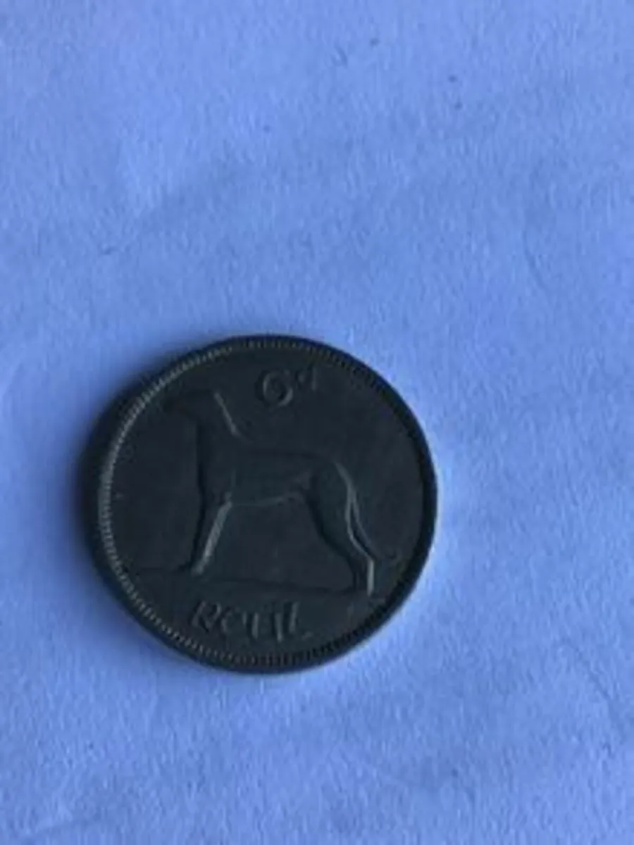 1947 Irish Pre Decimal Sixpence