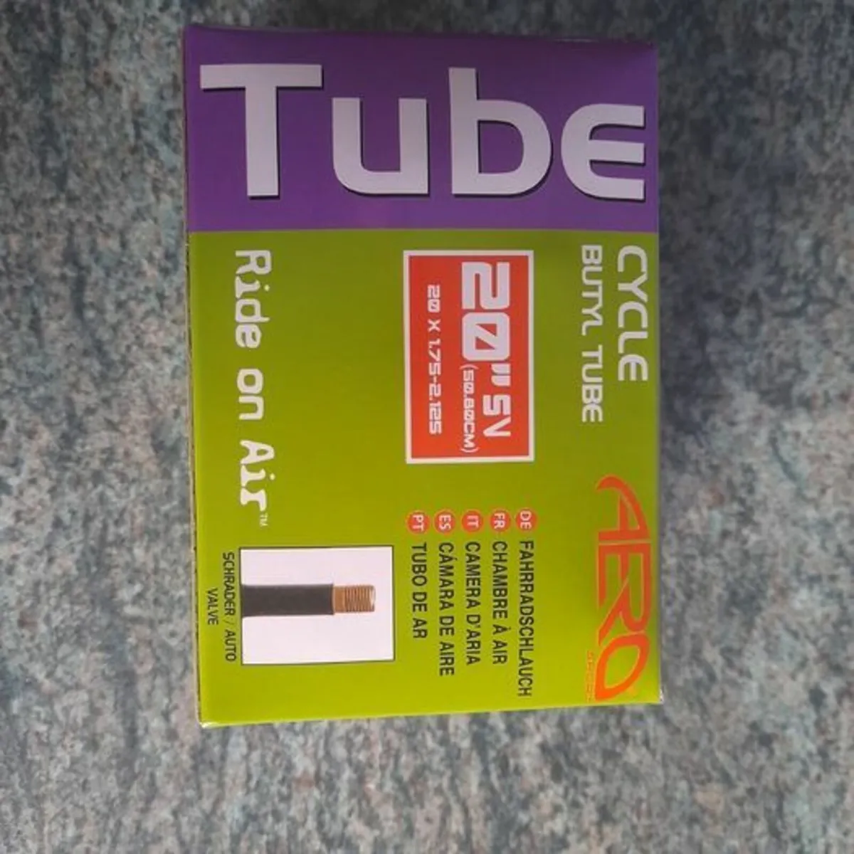 CYCLE INNER TUBE 20 X 1.75-2.125   Brand New   Pac