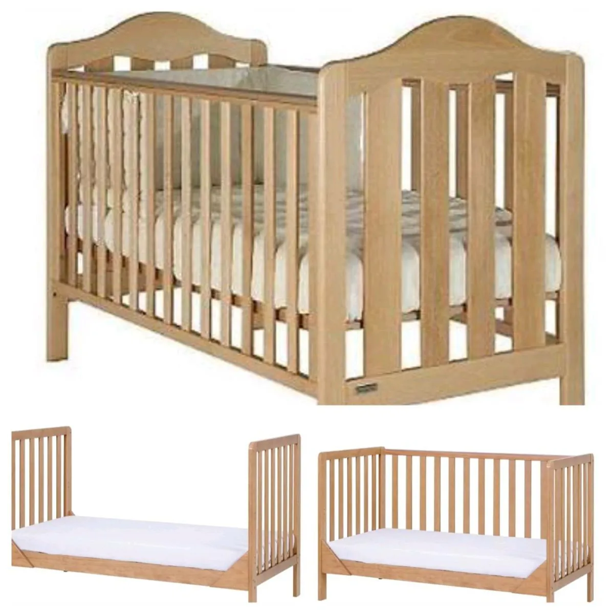 Mamas and papas lucia cot bed as new - Image 1