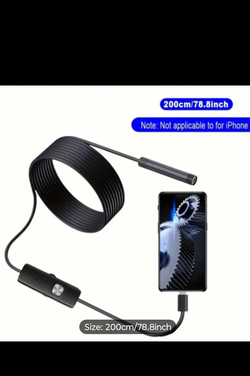 2m Endoscope Camera Endoscope Borescope Adjustable