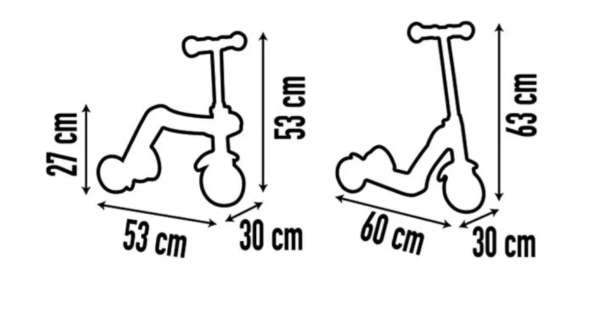 Smoby Reversible 2 In 1 Scooter - Image 4