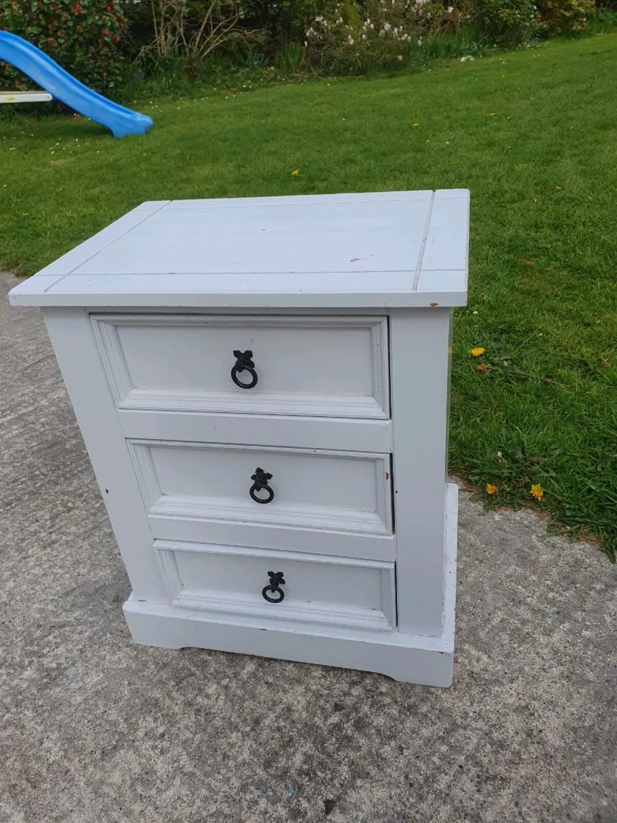 Solid wood bedside table - Image 3