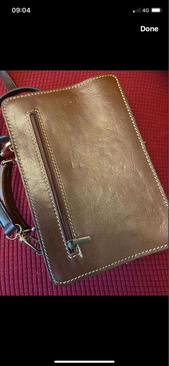 Leather Shoulder Bag - Image 4