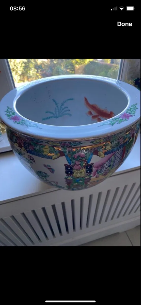 Vintage Large Chinese Famille Rose Planter - Image 3