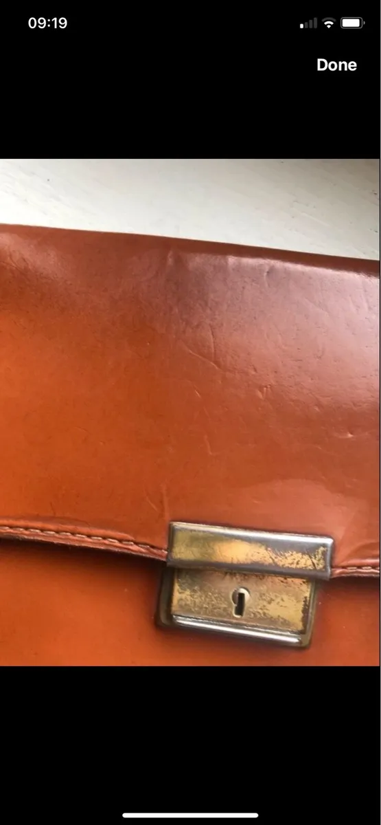 Leather Wrist /Clutch Bag - Image 2