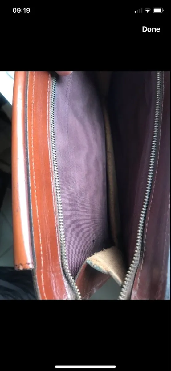 Leather Wrist /Clutch Bag - Image 3