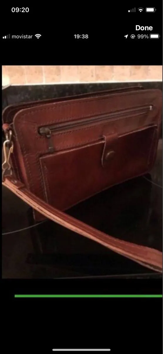 Leather Wrist Bag - Image 2
