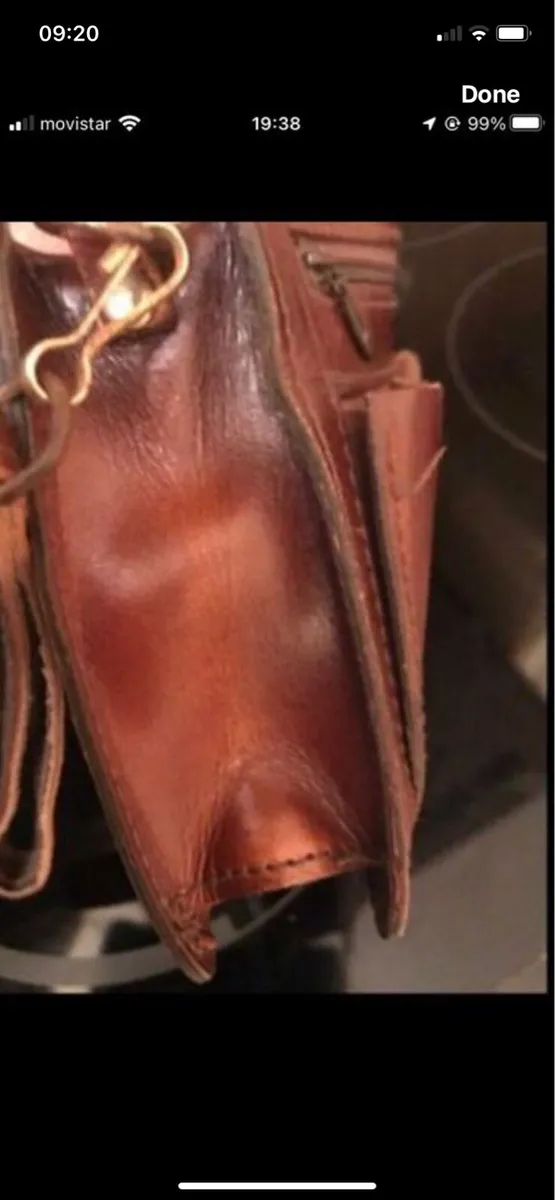 Leather Wrist Bag - Image 3