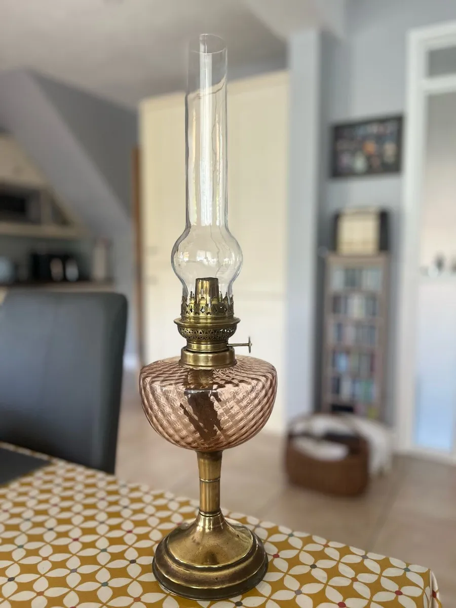 Vintage Oil Lamp - Image 1