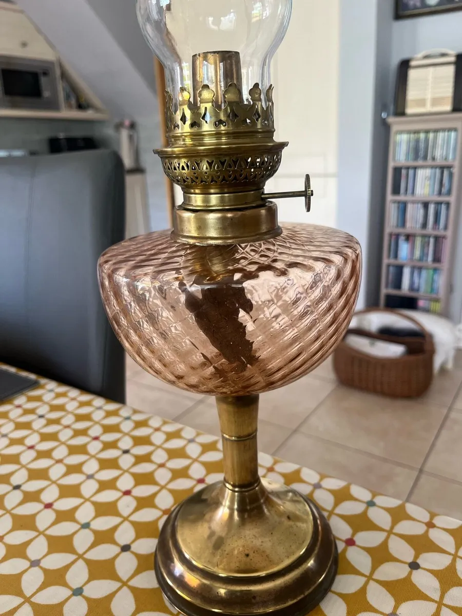 Vintage Oil Lamp - Image 2