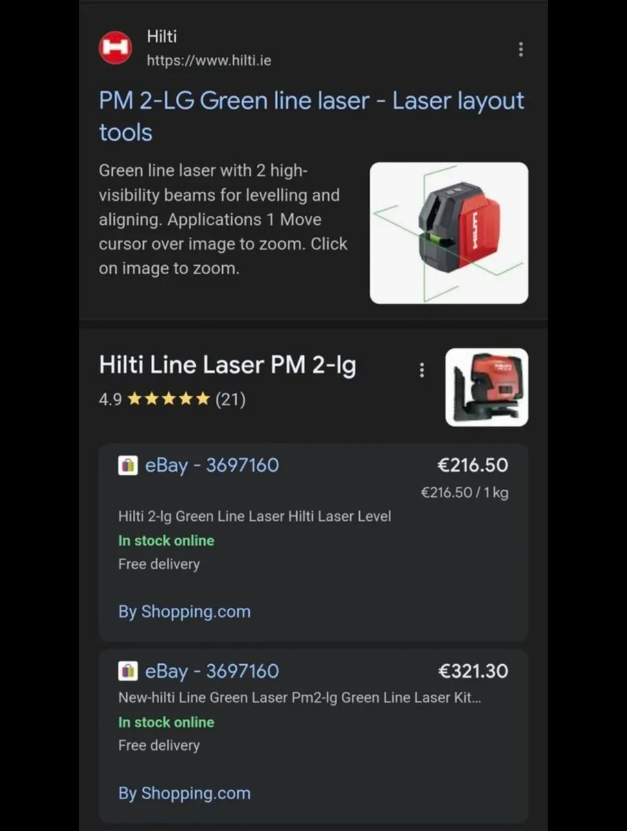 Hilti PM 2-L Green line laser PM 2-L - Image 3